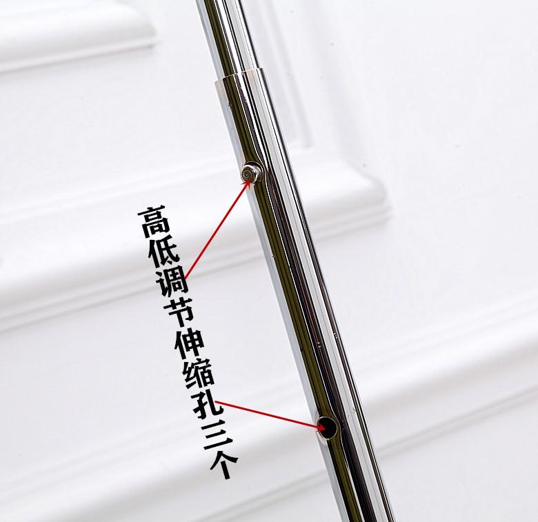Outdoor Stainless Steel Telescopic Folding Display Stand for Clothing Store and Mall Exhibitions