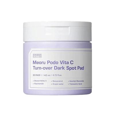 Meoru Podo VitaC Dark Spot Pad 60pcs, Moisturizing,Korean Cosmetics, Kbeauty, Sample