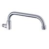 TLXT Brushed Stainless Steel Semi-Automatic Swing Wall-Mounted Kitchen Faucet