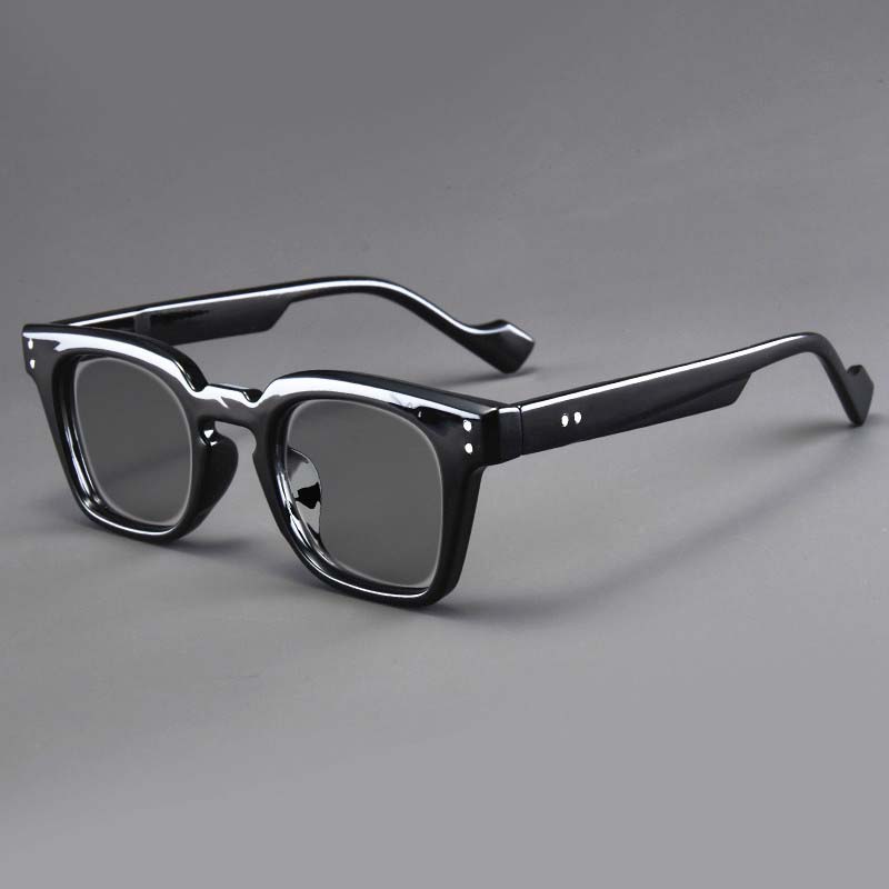 Retro HD Square Frame Myopia Sunglasses for Men Outdoor Neutral High Quality UV Protection Shades Diopters 0 To -4.0