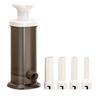 Sausage Machine with 4 Stuffing Tubes Manual Sausage Stuffer Maker for Home Use Food-Grade Sausage Filling Tool Sausage Meat Stuffer Kitchen Supplies