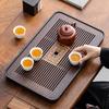 Portable Bamboo Tea Tray with Water Storage