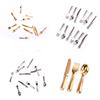 12Pcs Mini Puppenhaus Miniatur Szene Modell Puppe Haus Zubehör Messer Und Gabel