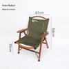 Folding Solid Wood Camping Chair