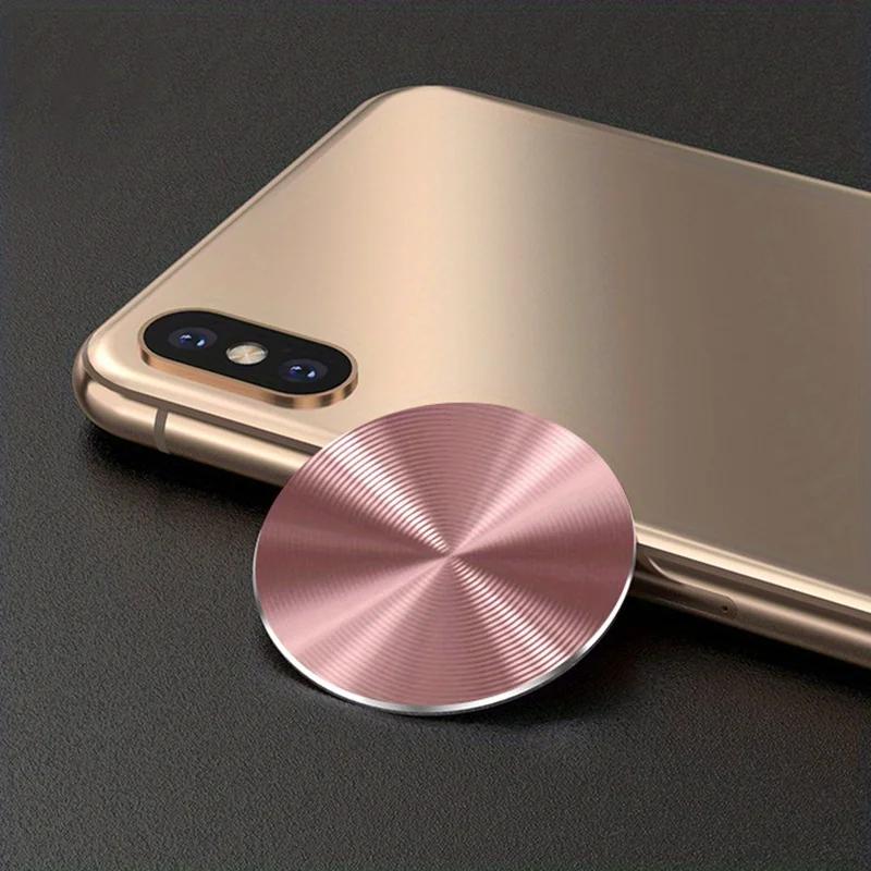 

2Pcs 38MM Magnetic Sheet Mobile Phone Stand Magnetic Car Patch розового золота