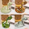 Strip Snake Simulation Plush Toy Cute Cartoon Funny Creative Doll Decoration
