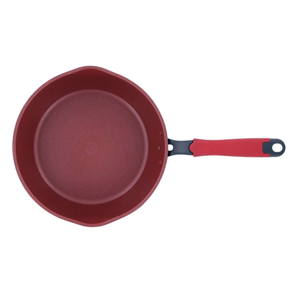 Bestco Frying Pan Deep 26cm Red IH Compatible Delicious Sine Volt NM-105