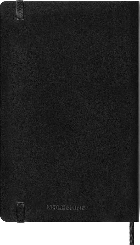 Moleskine 2026 January Weekly Large Size x Soft DSB12WN3Y26 Planner, Start, 12-Month Diary, (13cm 21cm), Cover, Black,