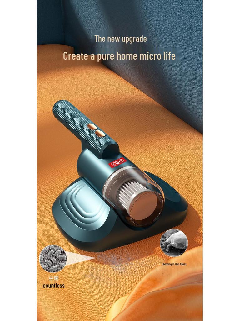 Rechargeable UV Mite Remover: Handheld Wireless Vacuum Cleaner & Sterilizer for Home