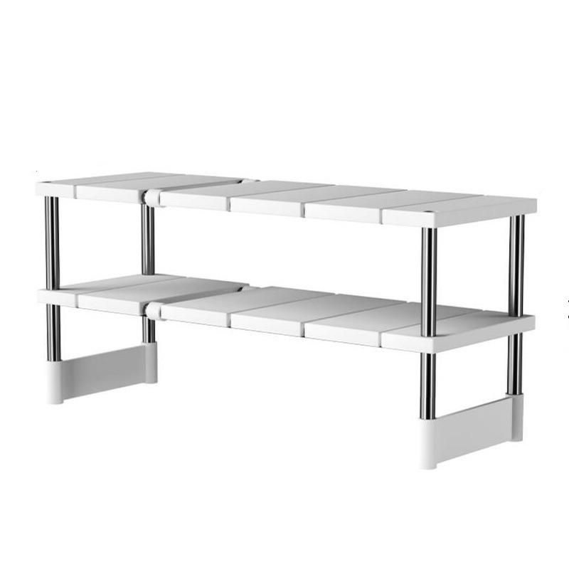 Retractable Under-Sink Kitchen Cabinet Storage Rack