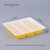 Disposable Multi-Compartment Food Containers with Lids