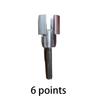 4/6 Points Water Pipe Thread Opener Universal Water Pipe Threading Drills
