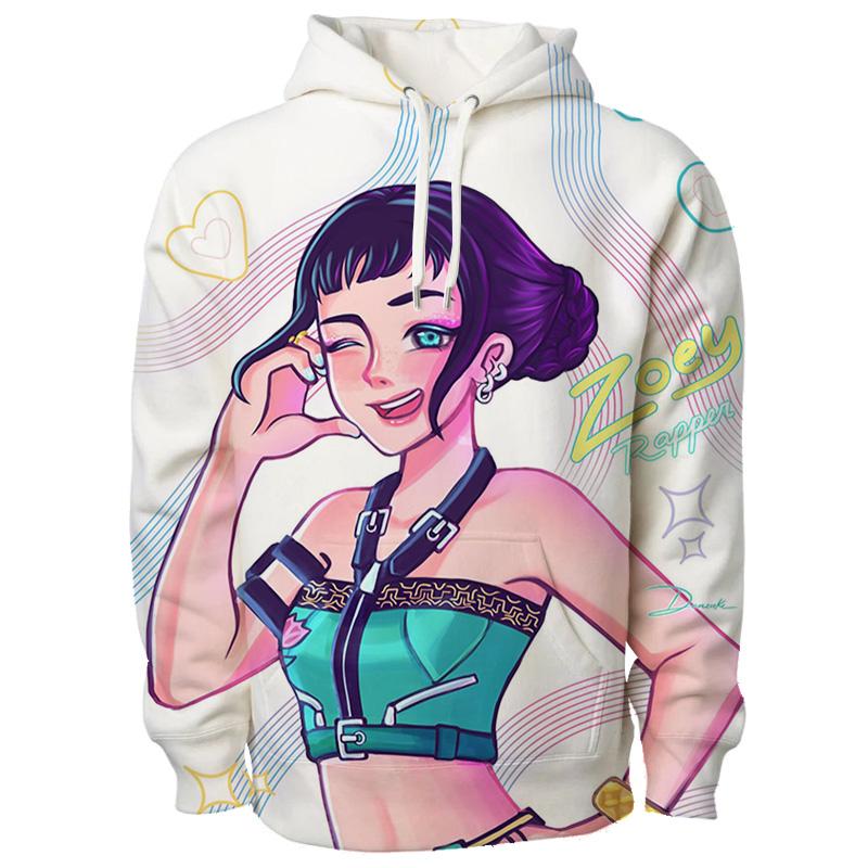 Kpop Dämonenjäger Hoodies 3D Gedruckt Herren Damen Lässiger Pullover Mode Sweatshirts Unisex Kleidung Weiblich Harajuku Streetwear