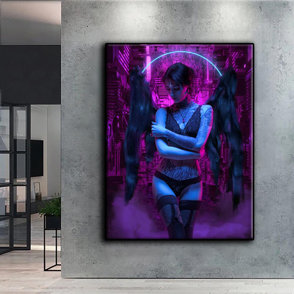 5D Diamond Painting Full Diamond Cyberpunk Sexy Art Diamond Painting Handmade Diy Diamond Mosaic Painting Home Decoration