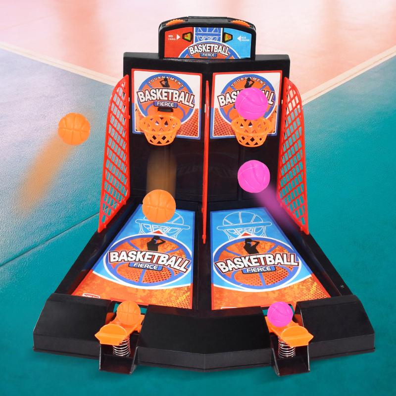Giocattoli per bambini gioco a due giocatori giocattoli da tavolo per bambini sparare espulsione giocattoli per bambini espulsione con le dita pallacanestro