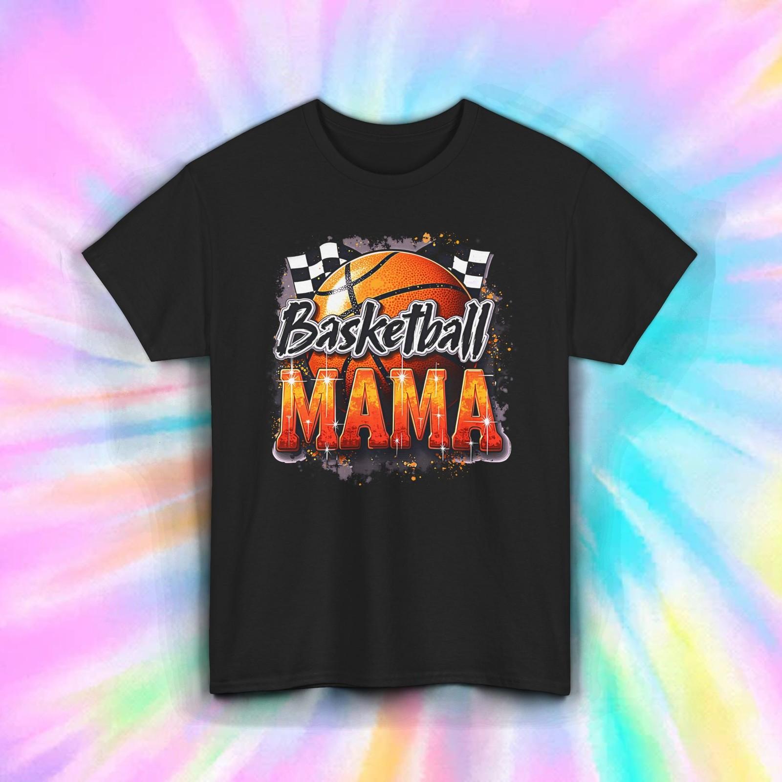 Basketball Mama Shirt | Game Day Sports Mom Graphic Tee for Hoops Fans S-5XL XXXXL