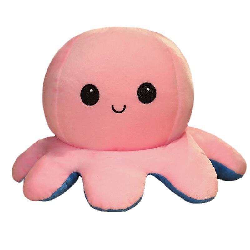 oversized flipped octopus, flipped octopus throw pillow, octopus doll plush toy double-sided octopus doll girl