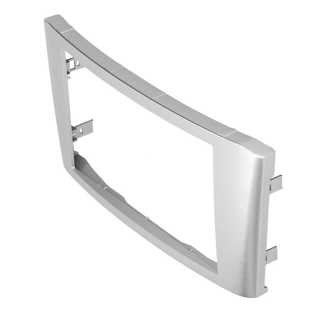 2 Din Radio Stereo Fascia Dash Audio DVD Silver Frame Surrounding Fit for Avensis 2002‑2008
