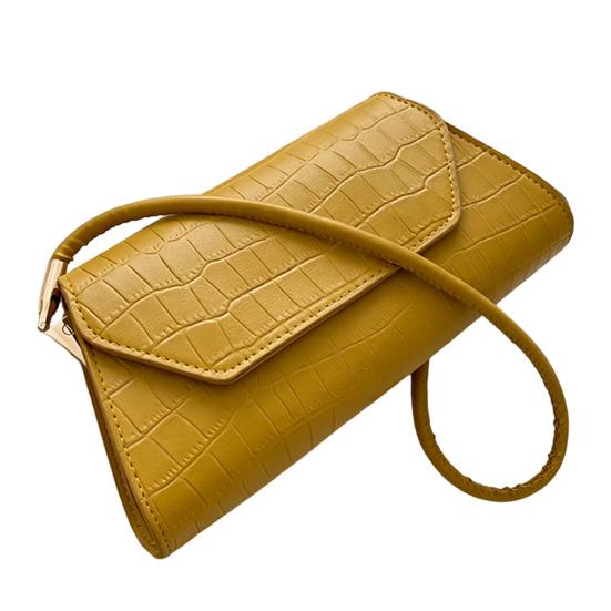 Underarm Handbag Small Shoulder Purse Women Retro Shoulder Bag Cute Hobo Handbag for Dating жёлтый