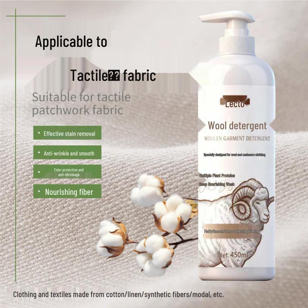 Wool & Cashmere Laundry Detergent: Anti-Shrink & Fluff Restore for Sweaters