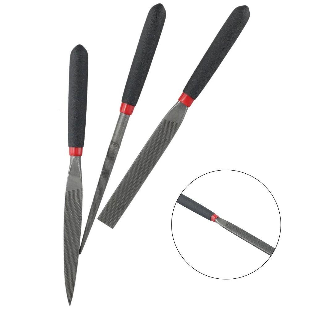Hand Tool Needle Flat File Carpentry Tools Needle Filing Carving Small Steel Files  Glass