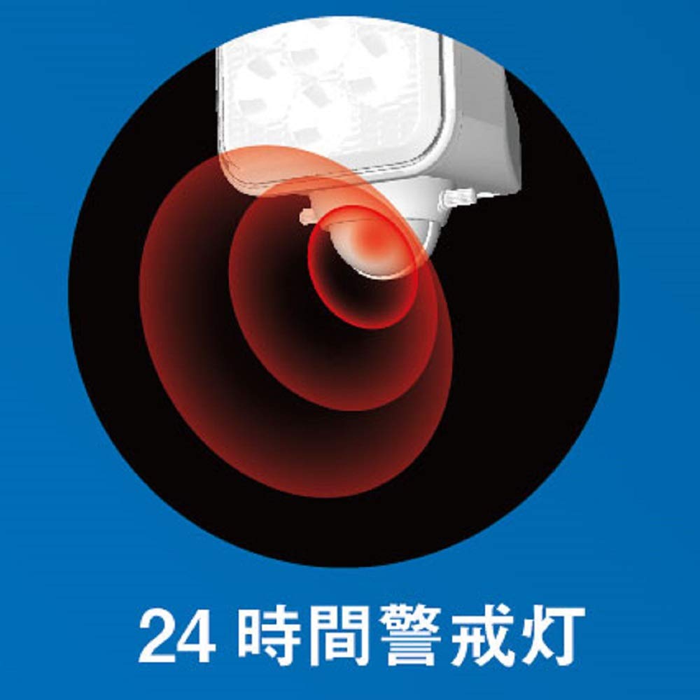 Musashi RITEX LED-Hochleistungs-Sensorleuchte mit Schwenkarm (5W x 1 Licht) [Solarbetrieben] S-110L Weiß