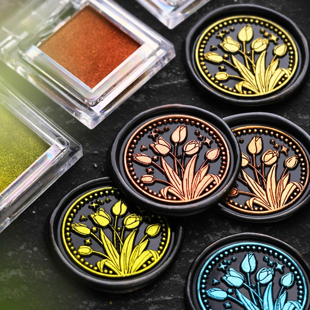 Metallic Lustre Wax Finish Glitter Wax Paste for Wax Seal Stamp Scrapbooking Gift Wrap Pearlescent Color Wax Paste