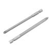 10pcs 14 Inch Hex Shank 100mm Long Magnetic BST Screwdriver Bits Set (Slotted+Cross Hex Head)