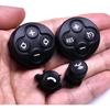 Steering Wheel Push Button Volume Cruise Control Switch Cover, Black, Compatible with BMW MINI Clubman Countryman Cooper S Roadster R55 R56 R57 R58