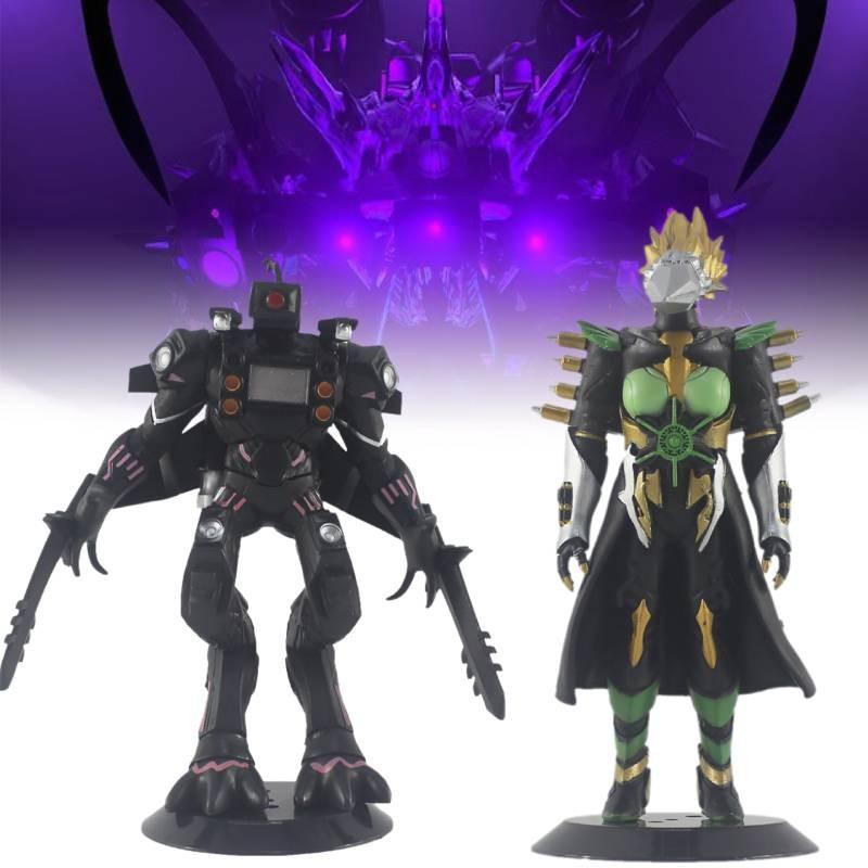 Body Skibidi Three Wars Figurine Film Model Science Fiction Statue Toy Gifts