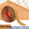Self Adhesive Carpet To Tile Edging Trim Strip Cuttable Threshold Cover Doorway Divider Strip Wear-resistant Flat Button Strip