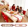 Christmas Runner For Table Long Soft Christmas Decorations Gingerbread Man Santa Claus Winter Table Runner For Winter Party