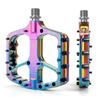 Gewage Rainbow Aluminium Plattform Fahrradpedale mit versiegelten Pins