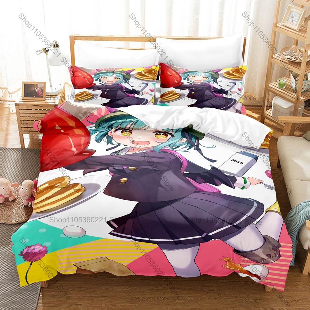 All Seraph Squad Character Print Heaven Burns Red Game Duvet Cover + 2 Pillowcases Twin Full Queen King Gamer Bedding Set