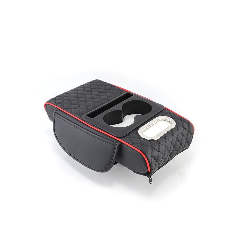 Car Armrest Box Universal Storage Bag Car Center Console Cushion Elbow Cushion Armrest Pad Multi Function Car Accessories