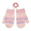 Warm Kids Winter Gloves Windproof Knitted Gloves Cute Children Mittens for 0-3 Years Old Toddler