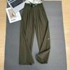 2026 Loose Casual Pants Women's Summer High Waist and Thin Yoga Pants Breathable Drape Straight Mouth Wide Leg Sweatpants