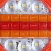 2Pcs 5.3" Dynamic LED Car Bus Van Caravan Lamp Flow Turn Signal Tail Light Brake
