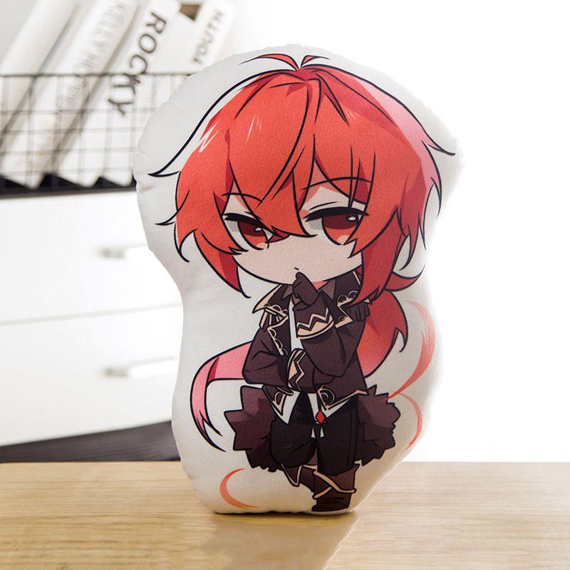 Genshin Impact 45cm Plush Doll Cushion Featuring Cozy Characters For Home Decor