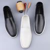 Fashion All-match New Flats Genuine Leather Men Casual Shoes Classic Mens Breathable Loafers High Quality Mens Slip on Driving Shoes