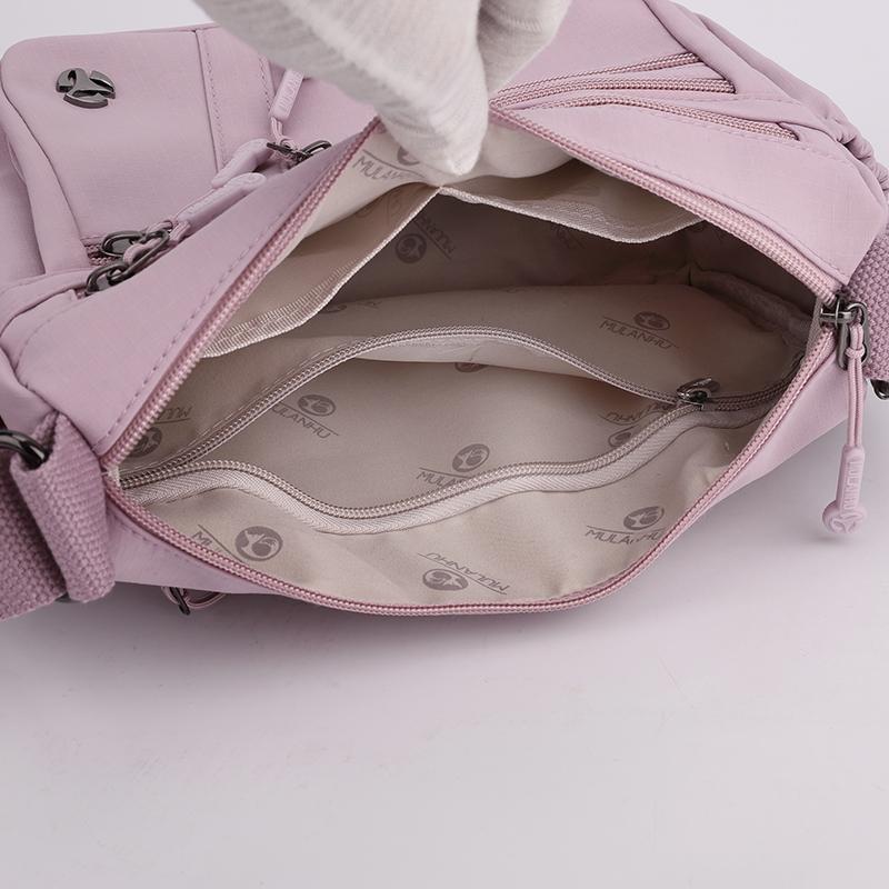 Dámská malá čtvercová taška velkokapacitní taška přes rameno taška pro matku středního věku cestovní nylonová crossbody taška