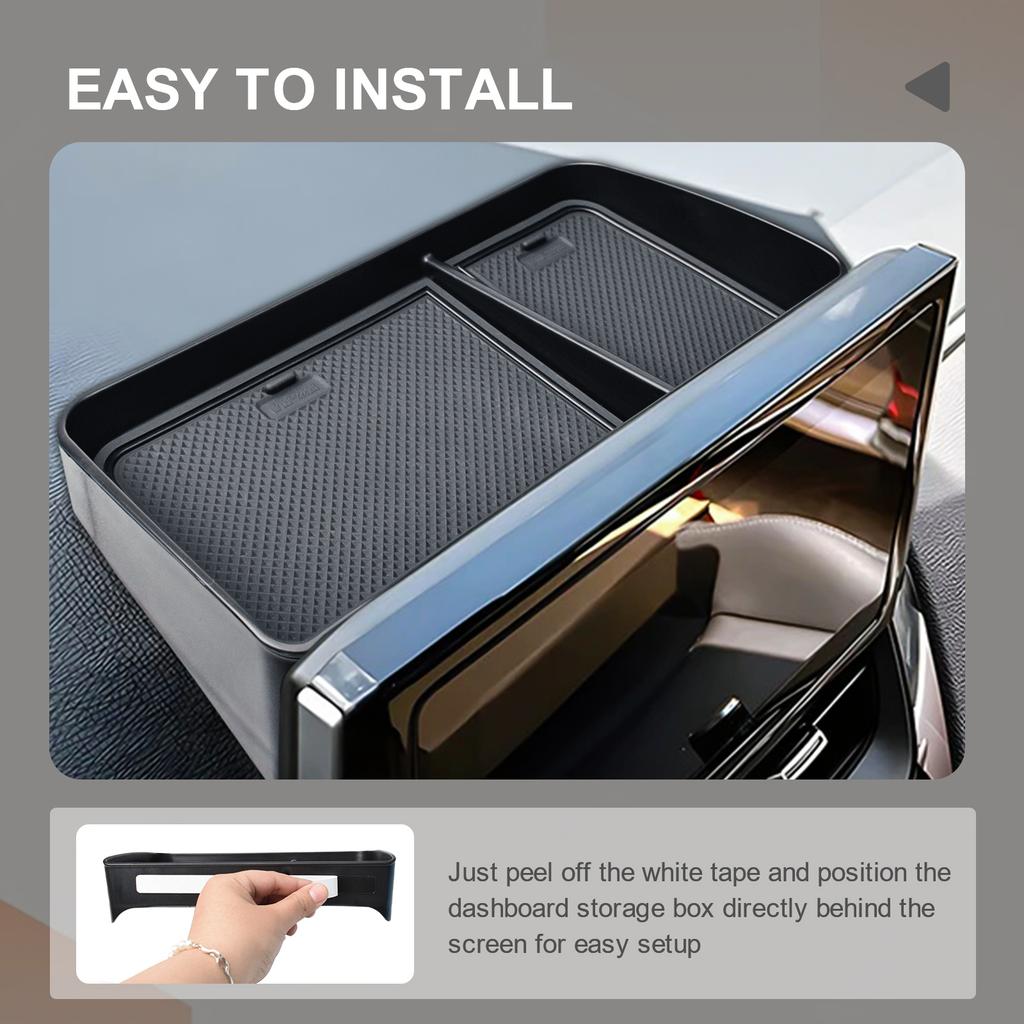 For Toyota Corolla 2019-2025 Corolla Cross 2025-2025 Center Console Dashboard Organizer 8inch Screen Dash Board Storage Box Tray