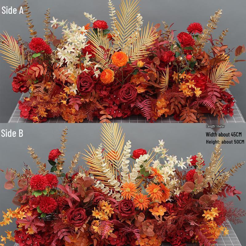 Large Silk Eucalyptus Floral Aisle Decoration for Weddings