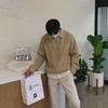 Men's Winter Loose Lapel Polo Sweater Jacket - Trendy Knitted Fashion