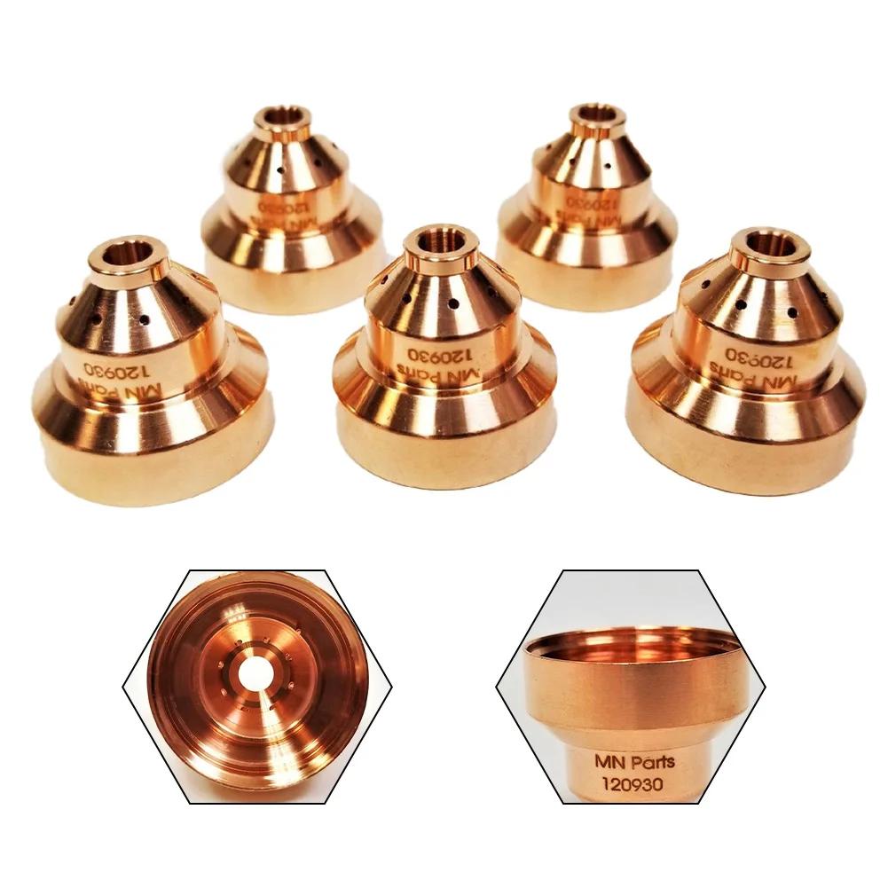 Upgrade Your For 1250 Plasma Cutting Torch with Copper 120930 Shield Cup Set Maximum Protection and Reliability