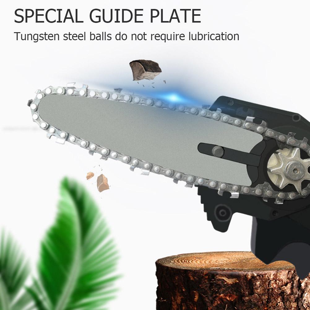 Cordless Electric Chainsaw Battery Powered Small Electric Chainsaw for Tree Branch Wood Cutting