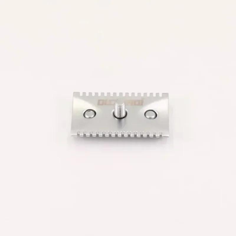 Yaqi Matte Chrome Color Mellon Mens Safety Razor Head for Shaving Razors
