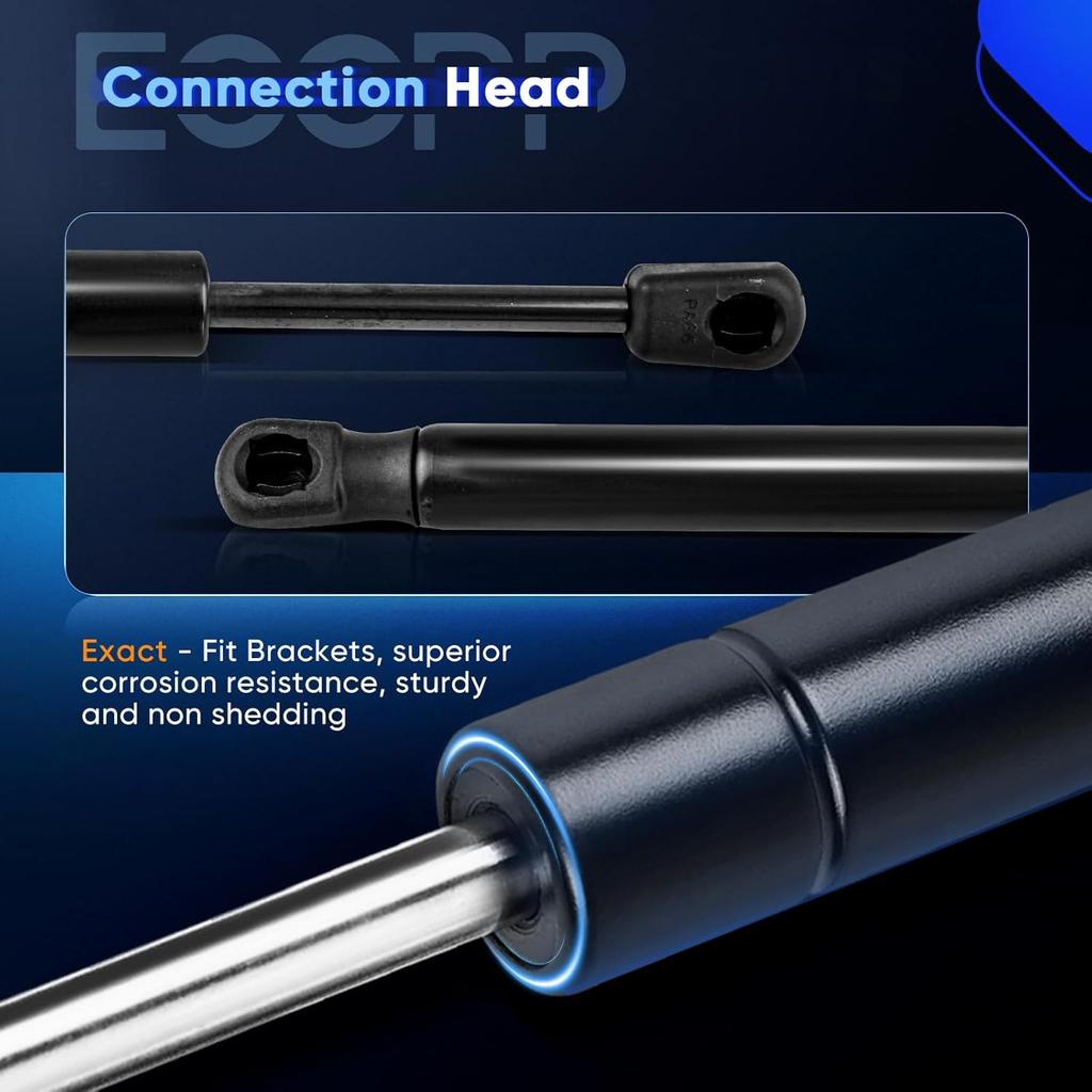 ECCPP Front Trunk Lift Support Struts Gas Springs 2PCS Black Porsche 911 1998-2013, Boxster 2005-2012, Cayman 2006-2012