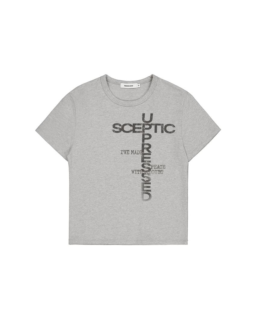 ROCKCAKE Sceptic Crop Top - Gray