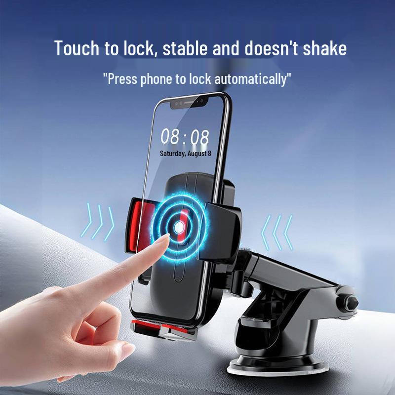 Multifunctional Car Dashboard Phone Holder with Suction Cup